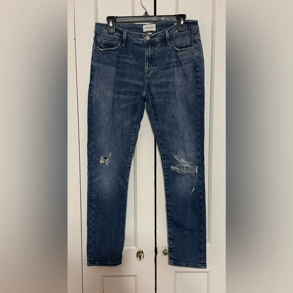 FRAME LE GARÇON EATON high-rise straight fit - Picture 4 of 8